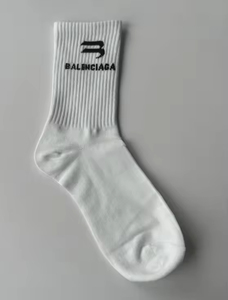 Custom Logo No Minimum Order Design Reflective <b>Socks</b> – Luminous Cotton Crew <b>Socks</b> for Night Running Safety - Product Image 6