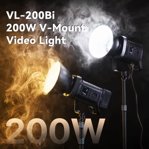 Ulanzi VL-200BI 200 Watt Installazione, Controllo Wireless Ottico Video Cobb, 2700k-65000 Cri 95 Studio Fotografico e Video - Product Image 4