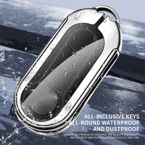 Sửa Đổi 3-Nút Xe Từ Xa Lật <span class=keywords><strong>Key</strong></span> Bìa Uncut Blade Phụ Kiện Chức Năng Bảo Vệ Cho <span class=keywords><strong>Fiat</strong></span> 500 Panda Punto Bravo Xe Ô Tô - Product Image 2