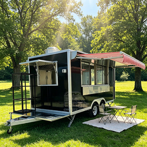 Food Catering <b>Trailer</b> Mobile Catering <b>Trailer</b> Mobile Snack Cart Food Cart Van Commercial Kitchen Juice <b>Concession</b> <b>Trailer</b> - Product Image 4
