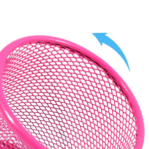 <span class=keywords><strong>Rosa</strong></span> solido e leggero in rete metallica portapenne tazza per <span class=keywords><strong>scrivania</strong></span> da ufficio <span class=keywords><strong>Organizer</strong></span> con rivestimento antiruggine - Product Image 5