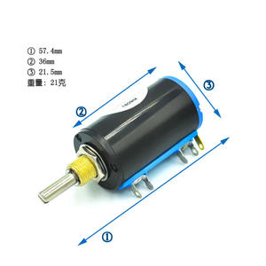 โพเทนชิโอมิเตอร์แบบหมุนหลายรอบ WXD3-13-2W 10K มีสินค้าในสต็อก WXD3 10K - Product Image 2