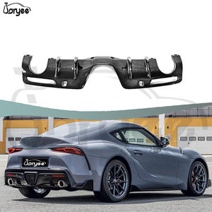 Joryee, difusor de parachoques trasero de fibra de carbono, Kit de cuerpo de escape, piezas de coche para <span class=keywords><strong>Toyota</strong></span> <span class=keywords><strong>GR</strong></span> <span class=keywords><strong>Supra</strong></span> MK5 J29 DB 2019- 2022, accesorio de afinación - Product Image 2