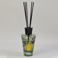 Bouteille en verre vide de 200 ml avec bouchon à vis pour huiles essentielles, diffuseur de parfum de luxe avec boîte et bâtonnets en fibre