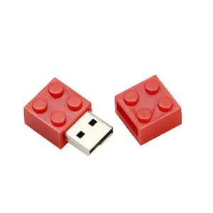 Individuelles Logo 8 GB 16 GB 32 GB 64 GB 256 GB 512 GB Spielzeugziegel Speicher USB-Stick 128 GB USB-Flash-Laufwerke