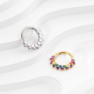 ASTM F136 Titanium thời trang piercing đồ trang sức chất lượng cao vách ngăn piercing đồ trang sức Titanium daith mũi vách ngăn Vòng đồ trang sức cơ thể - Product Image 2