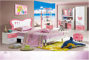 <span class=keywords><strong>Lit</strong></span> de <span class=keywords><strong>fille</strong></span> moderne <span class=keywords><strong>pas</strong></span> <span class=keywords><strong>cher</strong></span> MDF meubles de chambre à coucher pour enfants - Product Image 4