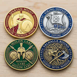 Monedas de Desafío Coleccionables 3D Personalizadas de Metal, Latón, Cobre, Plata y Oro - Product Image 1