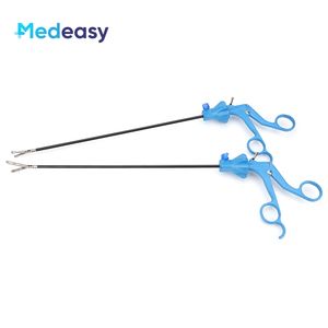 Instrumen Bedah Laparoskopi Medis Gagang Biru Dengan Pengunci 5mmx330mm Penjepit Laparoskopi <span class=keywords><strong>Forceps</strong></span> Pembedahan - Product Image 3
