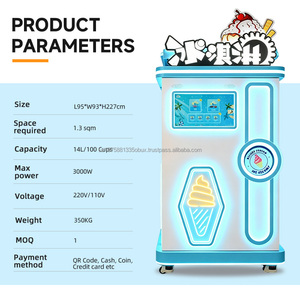 YISO Automatic Commercial Ice Cream Dispenser, Multi Payment, High-Capacity Production, Durable LED Design, Perfect for Big Mall - Product Image 2