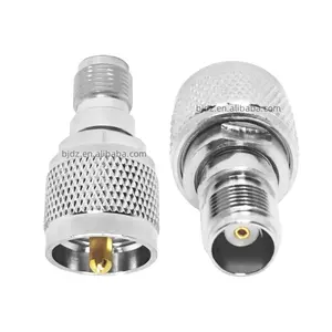 Conector de antena macho PL259 para TNC fêmea, conector de fábrica diretamente para UHF, conector de conversor de adaptador coaxial RF, conector em estoque