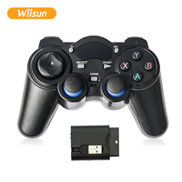 Controlador de juegos inalámbrico de 2,4G con Micro USB OTG ConverterJoystick Gamepad para PS3/PS2 Android TV Box PhoneTablet PC