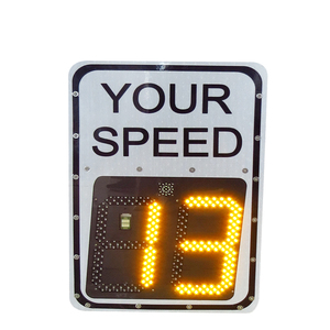 Segnale Stradale LED ad Alta Luminosità con Display <span class=keywords><strong>Radar</strong></span> di Velocità, Rilevamento 100-200m, Alimentazione Solare - Product Image 5