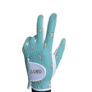 Fabrik Großhandel Golf produkte Neues Design Benutzer definiertes Logo OEM/Kunden spezifische Golf handschuhe für Männer