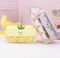 Fruit Groente Paradijs Cartoon Pluche Etui Stijl Pennenbakje Middelbare scholieren Japanse stijl Populair China