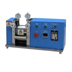 130C Max. Lab Heating Electrode Electric Rolling Press Machine /calender