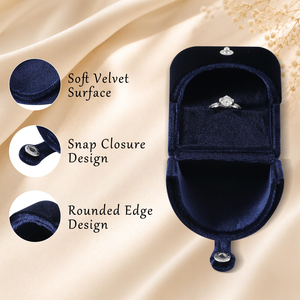 Luxury Double-Door Jewelry <b>Box</b> for <b>Rings</b> and Couple <b>Rings</b> for Pendants Accessories Packaging - Product Image 5