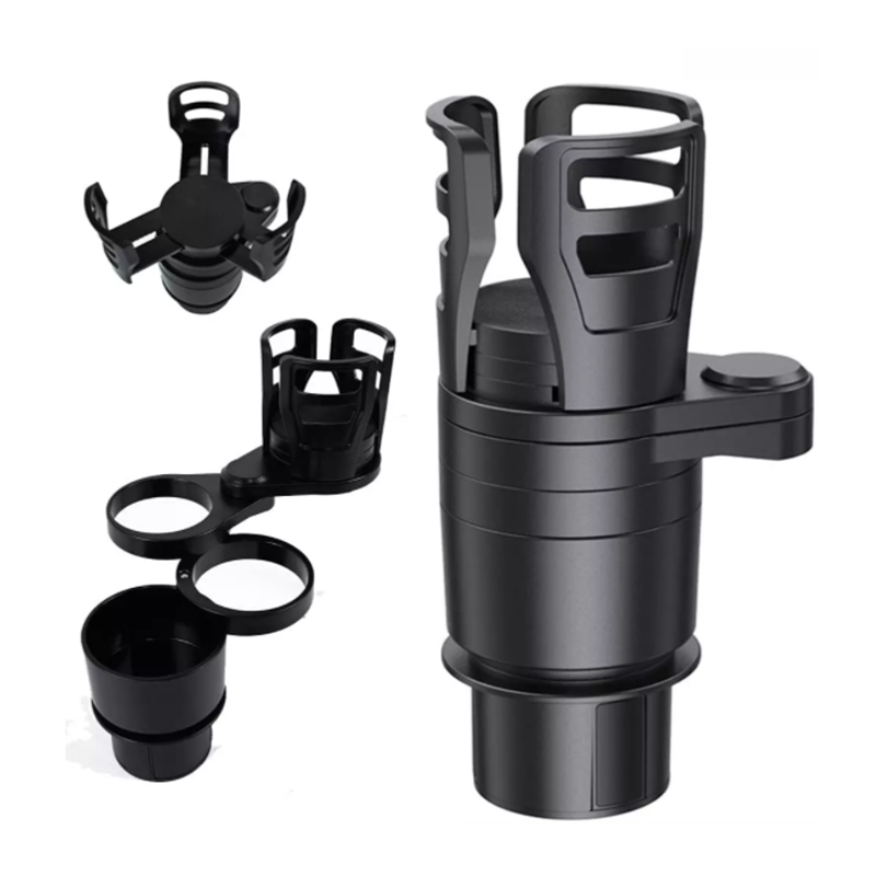 Yocaxn C0115 4-in-1 Upgraded Anti-Slip Foldable Car Cup Holder Expander | Product Details Reviews