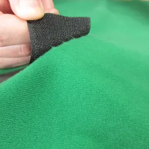 Hochwertiger Trikot-Stoffschlaufenschnitt-Samt für Teppich und inneren Velcr0-Stoff