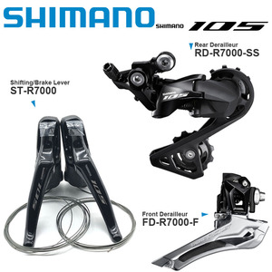 <span class=keywords><strong>Shimano</strong></span> <span class=keywords><strong>105</strong></span> R7000 Groupset 2x11 vitesses vélo de route <span class=keywords><strong>Shimano</strong></span> Groupset avec R7000 dérailleur <span class=keywords><strong>avant</strong></span>/arrière étrier de frein - Product Image 2
