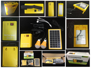 Kits d'éclairage solaire d'urgence ESG hors réseau, système solaire miniature 3W complet pour <span class=keywords><strong>le</strong></span> camping en plein air - Product Image 6