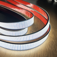 Kit de feux LED pour roues Lumina amélioré, 5 rangées, blanc pur, 12V, pour rétrofit/amélioration, câbles Plug & Play pour extérieur automobile 15/17 pouces