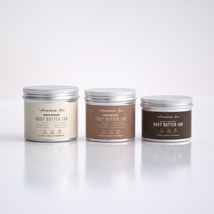 Custom Label Aluminum Jar Tin for <b>Body</b> Butter 250ml 360ml Great Quality Aluminum Cosmetic Packaging Cream Jar Aluminum - Product Image 4