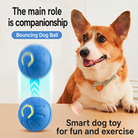 Jouet interactif intelligent pour chien, balle rebondissante automatique, balle électrique rechargeable pour animaux de compagnie, balle auto-motrice pour l'exercice et l'entraînement des chiots