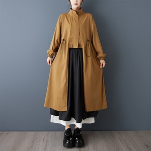 Novedad Primavera 2026: <span class=keywords><strong>Abrigo</strong></span> Largo Asimétrico para <span class=keywords><strong>Mujer</strong></span>, Talla Única, con Cordón Ajustable, Cierre Frontal con Cremallera, Estilo Holgado, Minimalista, Casual para Uso Diario - Product Image 1