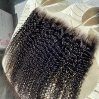 Kinky Curly 13x6 Invisible HD Lace Frontal Melt Skins HD Lace Closure 13x4 Full Frontal Only Cheveux Bouclés Cheveux Vierges pour Femmes