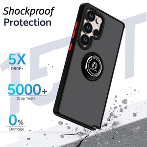<span class=keywords><strong>Coque</strong></span> <span class=keywords><strong>de</strong></span> <span class=keywords><strong>téléphone</strong></span> hybride PC TPU antichoc mate avec support d'anneau pour Samsung <span class=keywords><strong>Galaxy</strong></span> S26 Ultra, <span class=keywords><strong>coque</strong></span> <span class=keywords><strong>de</strong></span> protection - Product Image 2