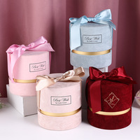 Runde 2mm dicke Pappe Rose Flower Verpackungs boxen Folie UV-Druck Industrielle Verwendung Foto rahmen Geschenk geben Lager Artikel Deckel