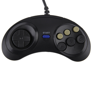 Mando con Cable para <span class=keywords><strong>Sega</strong></span> Genesis, Controlador de Juego Clásico USB con 6 Botones y Joystick para Juegos Retro MD2 <span class=keywords><strong>PC</strong></span> MAC <span class=keywords><strong>Mega</strong></span> <span class=keywords><strong>Drive</strong></span> - Product Image 2