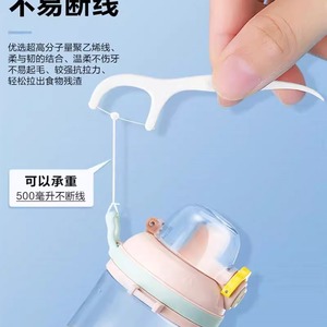 Cofoe Dental Floss Picks 50 Pcs Portable Disposable <b>Toothpick</b> For Oral Care - Product Image 2