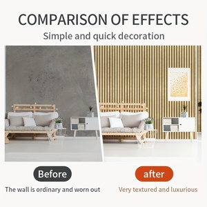 Pannelli <span class=keywords><strong>Murali</strong></span> 3D in PVC Effetto <span class=keywords><strong>Legno</strong></span>, Autoadesivi, in Schiuma Spessa, Fonoassorbenti, Decorazione Rustica per la Casa, <span class=keywords><strong>Adesivi</strong></span> <span class=keywords><strong>Murali</strong></span> Impermeabili Facili da Applicare - Product Image 5