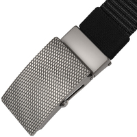 Ceinture en nylon tressé avec boucle en zinc LY36-23548-1, tendance
