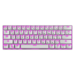 Teclado inalámbrico RGB 60%, <span class=keywords><strong>miniteclado</strong></span> mecánico para videojuegosteclado inalambrico - Product Image 4