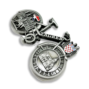 France Souvenirs Personnalisé Vélo Forme Métal Réfrigérateur Aimant Cycle Décapsuleur Durable <span class=keywords><strong>Paris</strong></span> Vélo Autocollant Magnétique pour Usage Quotidien - Product Image 5
