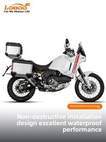 LOBOO Radish Motorcycle Three Boxes pour Ducati DesertX, boîtes latérales et arrière en alliage d'aluminium modifiées, fabriquées en Chine