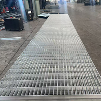 Grille de drainage en acier inoxydable robuste avec surface antidérapante, galvanisée à chaud, pour immeubles de bureaux et écoles