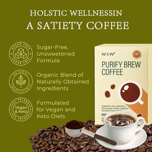 Poudre de café amincissante perte de poids énergétique de marque privée poudre de café immuno-boost contrôle du poids poudre de café - Product Image 6