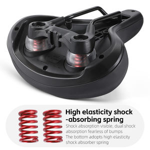 Asiento de Bicicleta Cómodo con Amortiguación, Hueco y Transpirable, Antideslizante y Ancho - Product Image 4