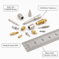 OEM Precision for for Lathe Turned Parts Stainless Steel 316L Titanium Electropolishing Scientific Equipment REACH for