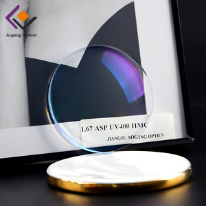 Lentes de <span class=keywords><strong>Visión</strong></span> Única CR-39 con Índice 1.67, Lentes Asféricas Transparentes <span class=keywords><strong>para</strong></span> Miopía, Lentes Ópticas con Recubrimiento HMC CR39 - Product Image 2