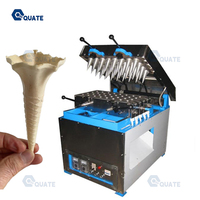 Machine automatique de fabrication de cornets de café, thé et crème glacée beignet comestible Machine de fabrication de biscuits gaufrettes