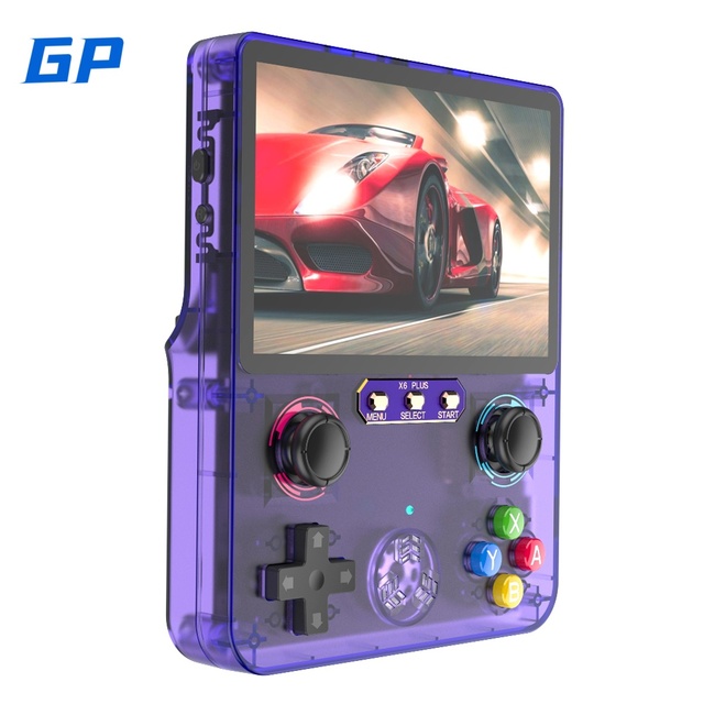 X6Plus Portable Handheld Game Console Double Joystick Upgrade Classic Style with Emulators Support
