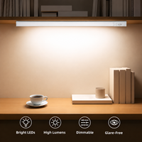 Lumière sous l'armoire à détecteur de mouvement, rechargeable, ultra-lumineuse, avec éclairage magnétique à 3 couleurs et 5 niveaux de luminosité réglable, pour placard, cuisine