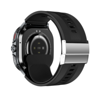 Montre connectée intelligente 2026 avec écran AMOLED, ECG, test de pression artérielle par coussin d'air, appels Bluetooth, NFC et système de soins familiaux