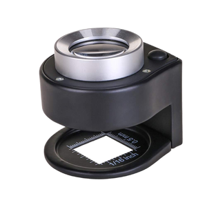 Lente d'Ingrandimento Eleroyal MA8173 3.0x Illuminata in Vetro e Metallo per Tessuti con 2 Luci LED Lente da 25mm Portatile da Tavolo Garanzia 1 Anno - Product Image 4