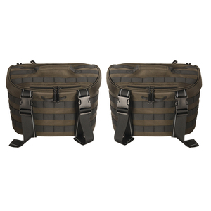 Sacoches de selle en nylon imperméables et résistantes à la décoloration de haute qualité pour <span class=keywords><strong>moto</strong></span> Custom World, 21L, ajustement <span class=keywords><strong>universel</strong></span> pour Dyna Sportster/Softail - Product Image 5